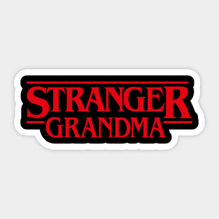 Stranger Grandma Sticker